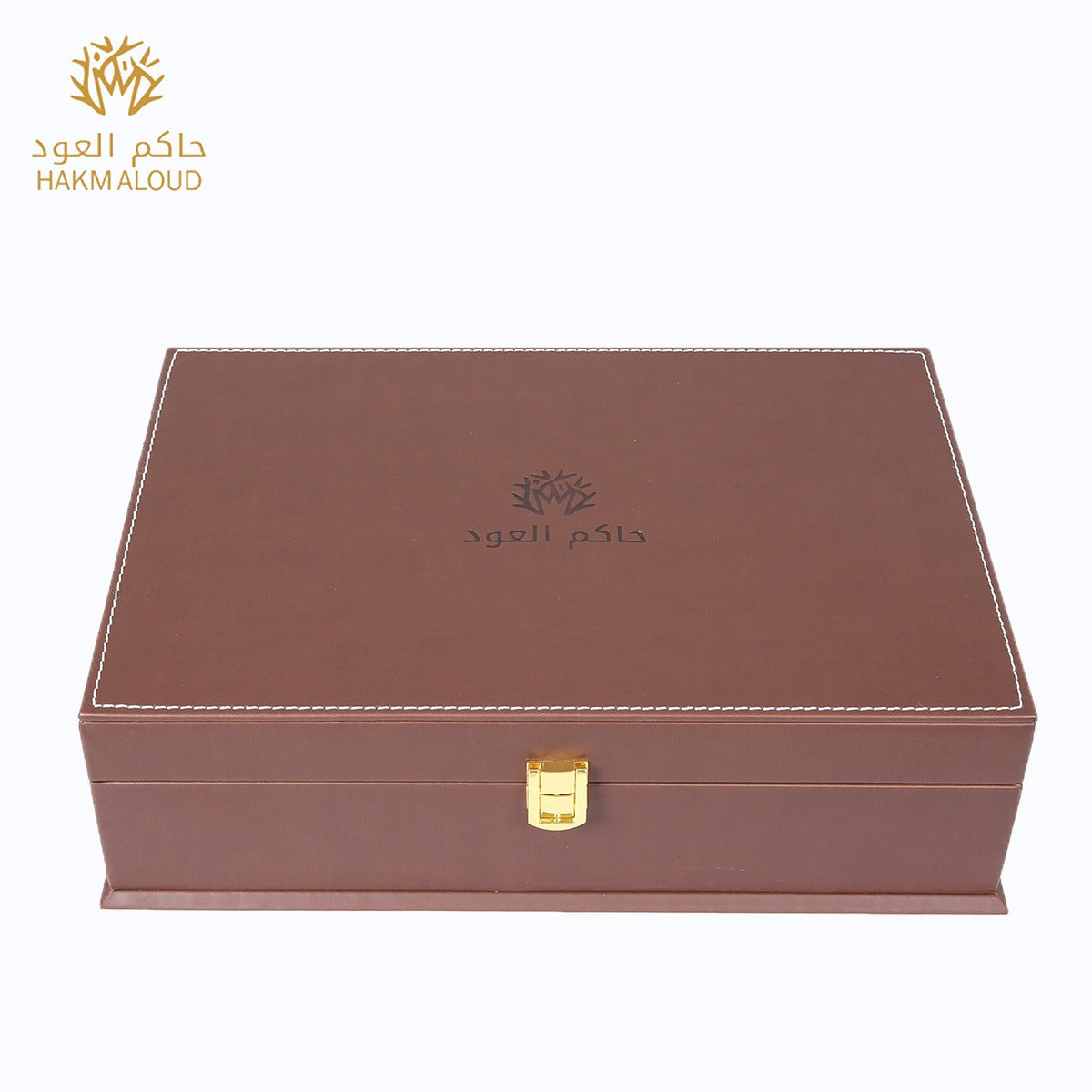 صندوق إهداء مكسى بالجلد - يستوعب عطرين و بخور
