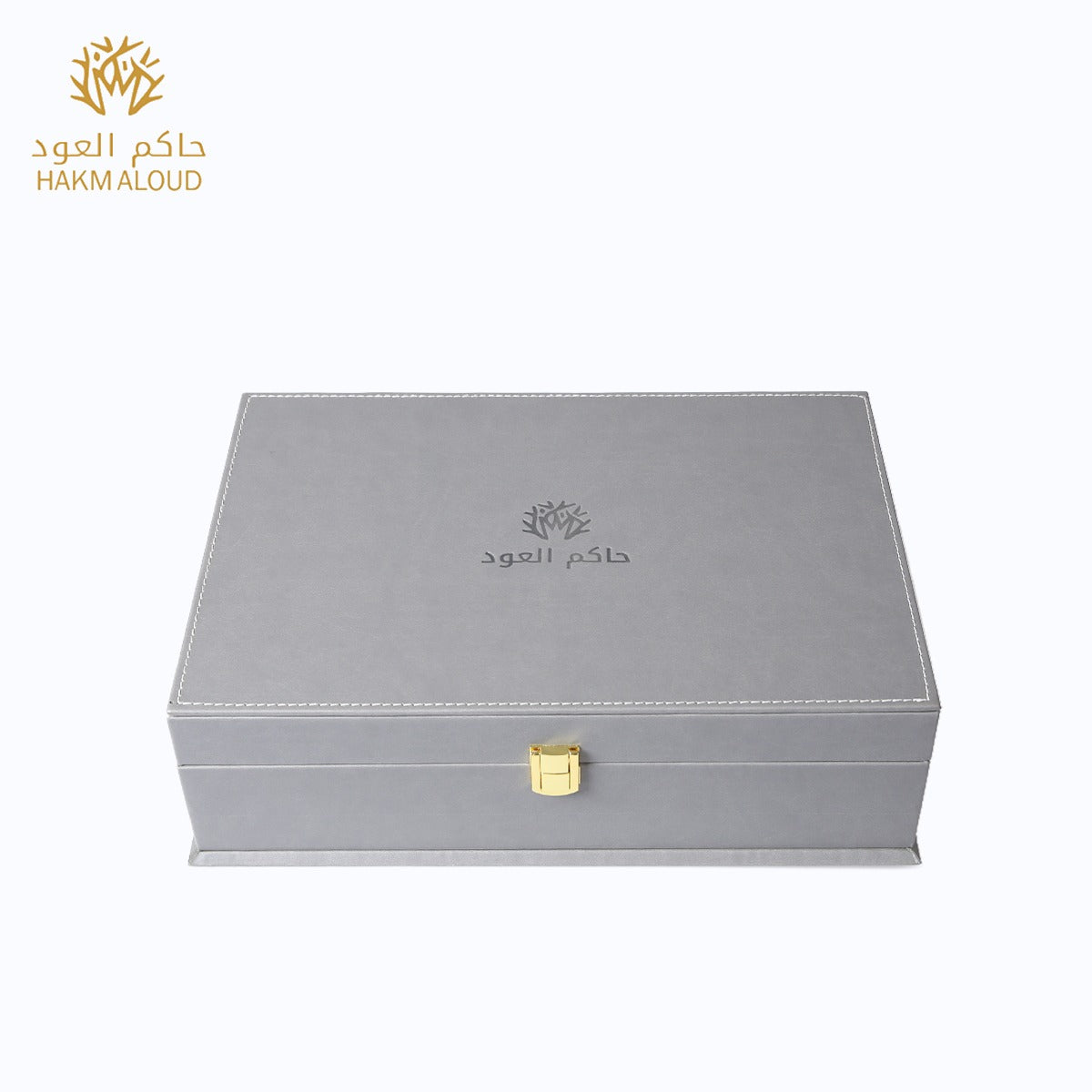 صندوق إهداء مكسى بالجلد - يستوعب عطرين و بخور