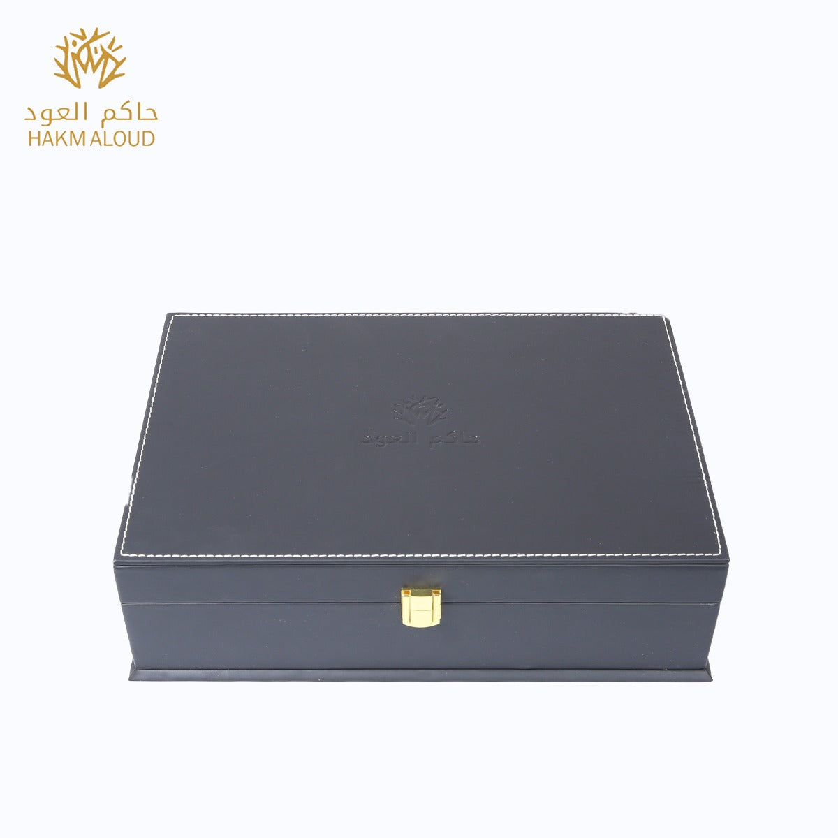 صندوق إهداء مكسى بالجلد - يستوعب عطرين و بخور